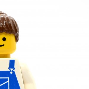 Blue Overalls Girl