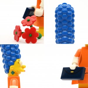 Marge Simpson with Orange Dress