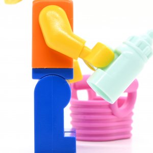 Community (Girl with baby bottle)