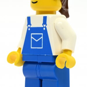 Blue Overalls Girl