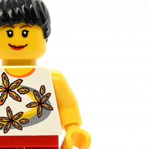Yellow Flowers Girl